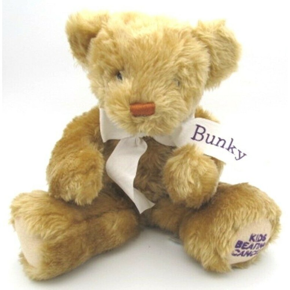 Snap BUNKY Kid's Beating Cancer Bear Stuffed Plush